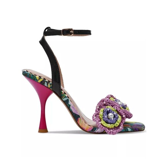 Betsey Johnson Ainsleyy Bright Multi Woman’s Heels 8.5 - Picture 3 of 9